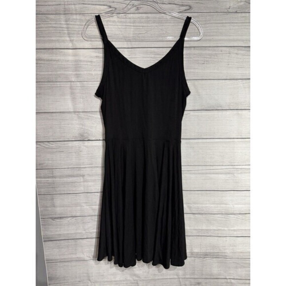 Cynthia Rowley Scoop Neck Knee-Length BLACK Dress Size L
